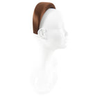 Prada Brown Silk Satin Wide Headband