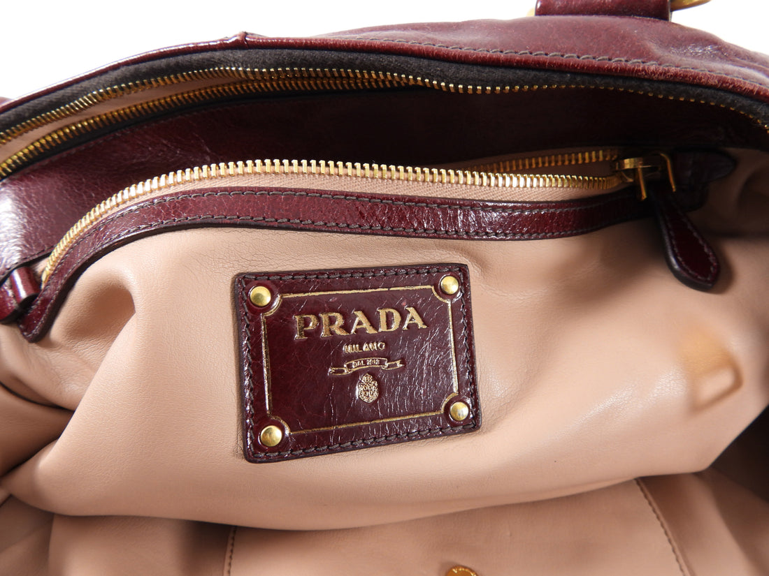 Prada Nylon and Leather Buckle-Detail Shoulder Bag - Closet Upgrade