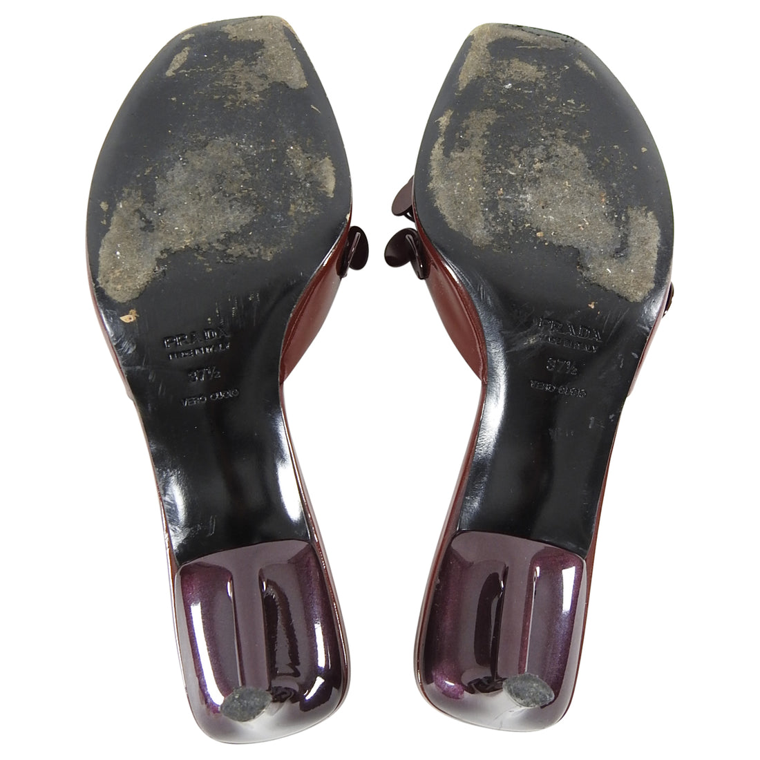 PRADA Burgundy Patent Leather Pumps (US 7 / EU 37) #25606 – ALL