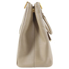 Prada Taupe Galleria Saffiano Leather Double Zip Tote Bag