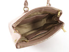 Prada Blush Pink Saffiano Leather Double Zip Galleria Tote Bag