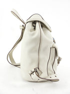 Prada Off-White Leather City Sport Small Backpack Bag