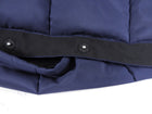 Prada Navy Hooded Puffer Coat with Mink and Sheared Fur Trim - IT38 / XS / S