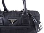 Prada Black Nylon Quilted Bomber Bag