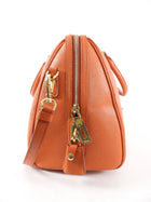 Prada Orange Saffiano Two Way Doctor Bag