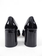 Prada Black Patent Leather Block Heel Pumps - Euro 37 / 6.5
