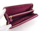 Prada Magenta Pink Saffiano Leather Continental Zippy Wallet