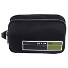 Prada Fall 2019 Technical Fabric Pouch Black Nylon Bag