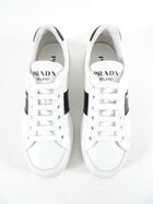 Prada White Low Top Sneakers with Logo - USA 9 womens