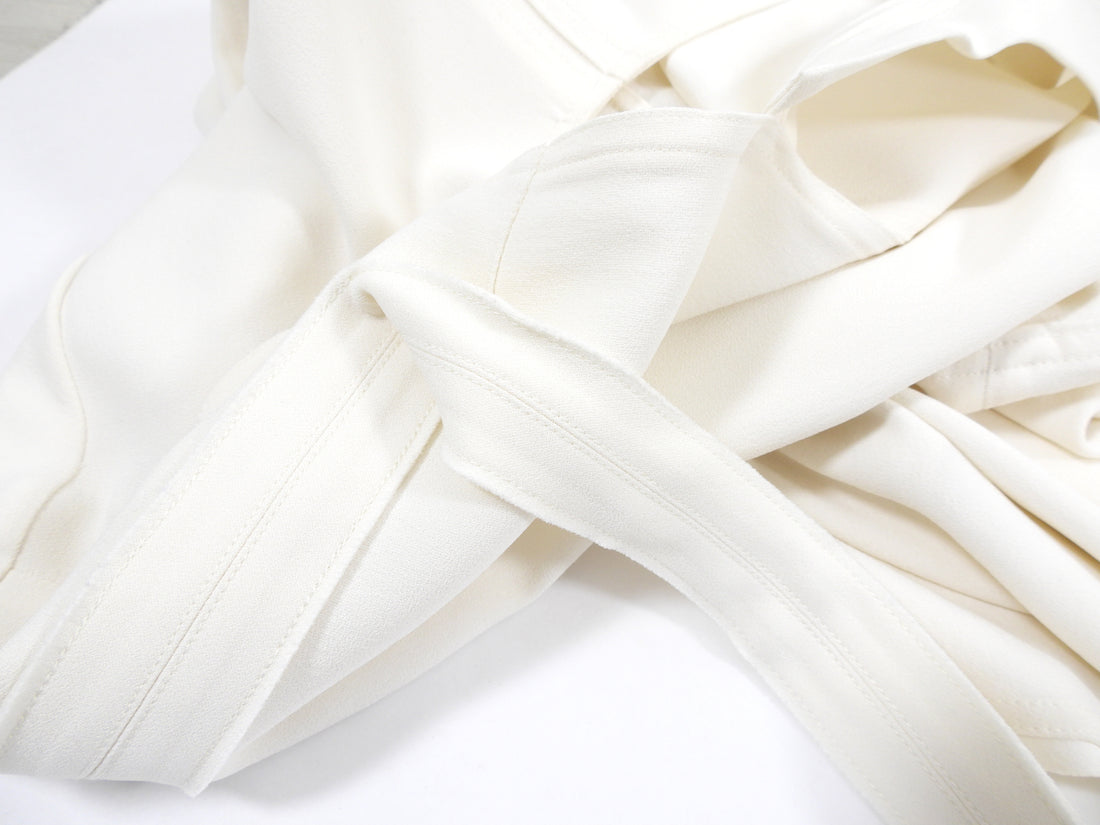 Proenza Schouler Ivory Rayon Short Sleeve Blouse - L (8/10)