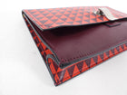 Proenza Schouler Red Geometric Leather Mini Lunch Clutch Bag