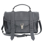 Proenza Schouler PS1 Medium Heather Grey Leather Satchel Bag