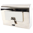 Proenza Schouler Silver Metallic Small Evening Box Minaudiere Bag