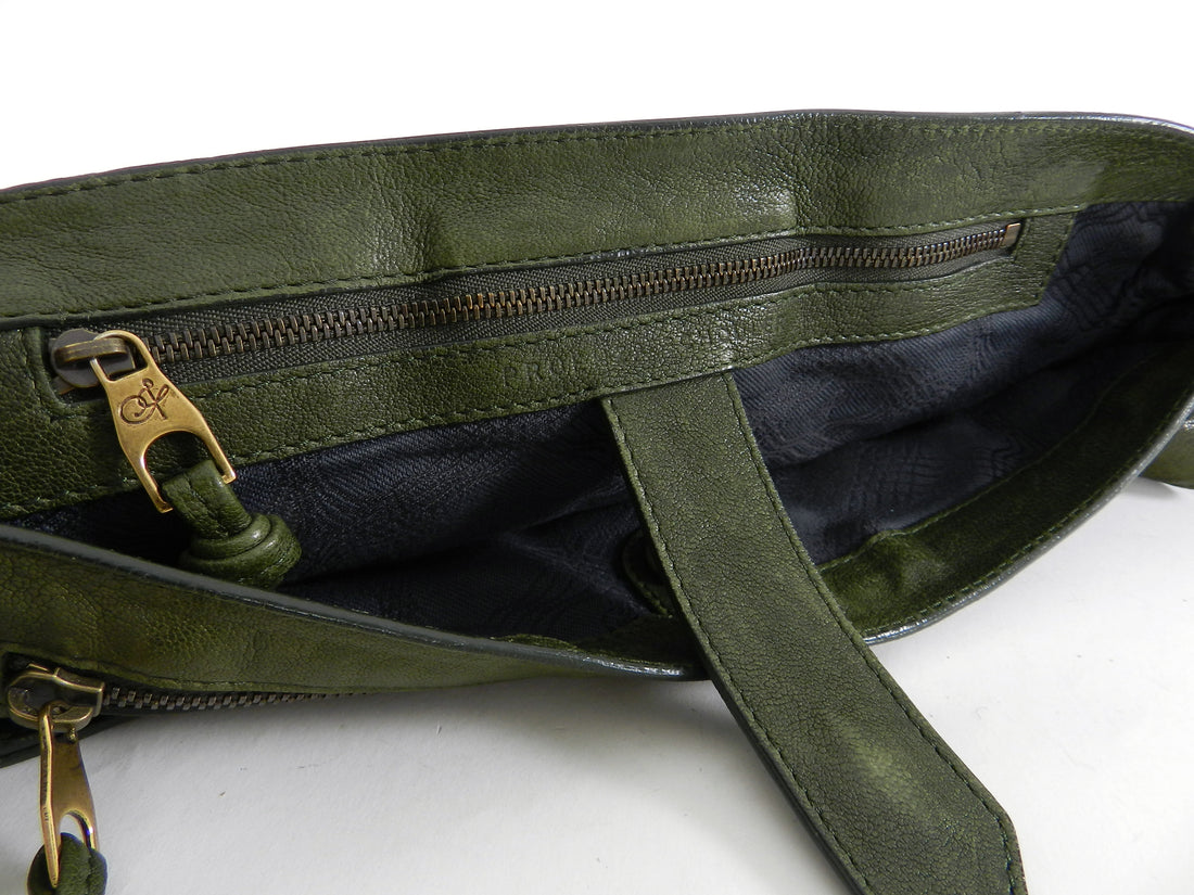 Proenza Schouler PS1 Olive Green Satchel Bag Large