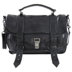 Proenza Schouler PS1 Medium Black Leather Bag