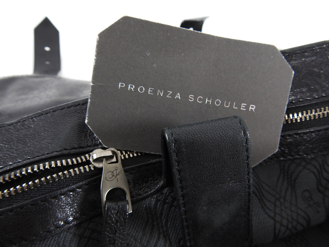 Proenza Schouler PS1 Medium Black Leather Bag