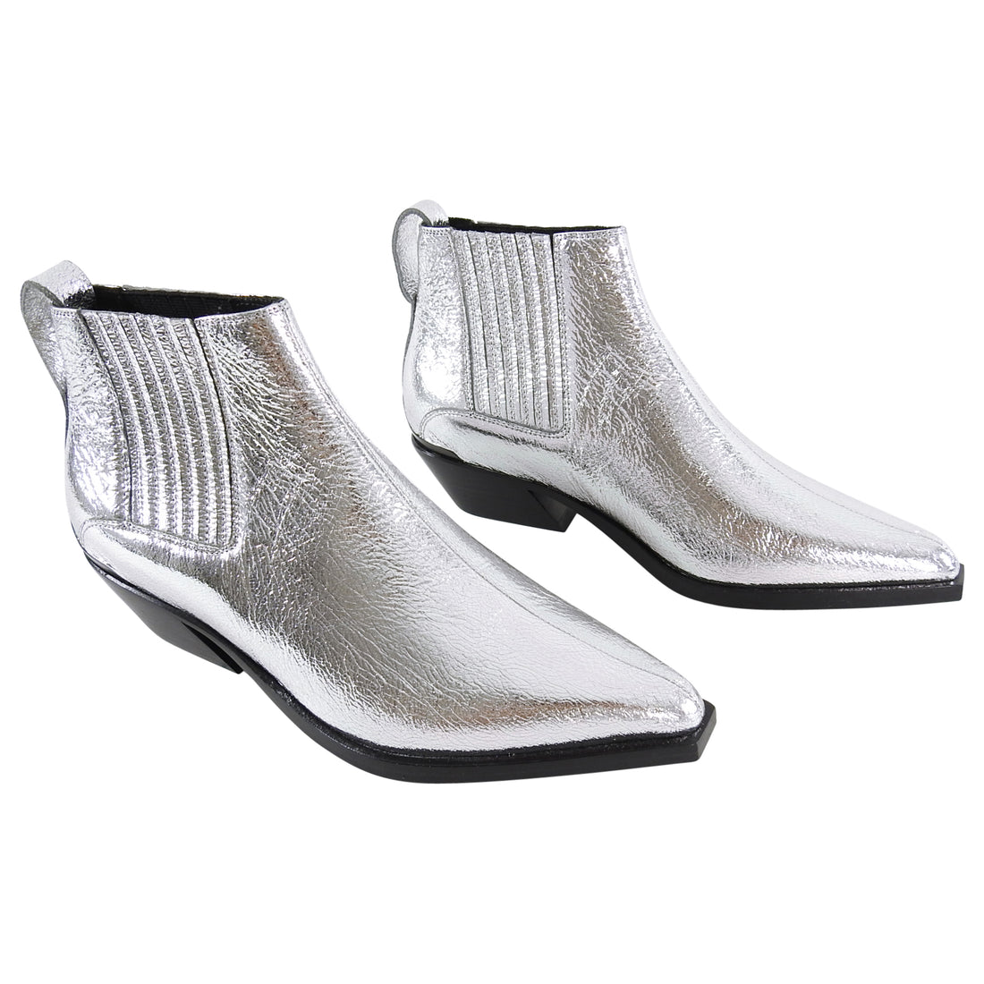 Rag & Bone Silver Westin Ankle Boots - 37.5