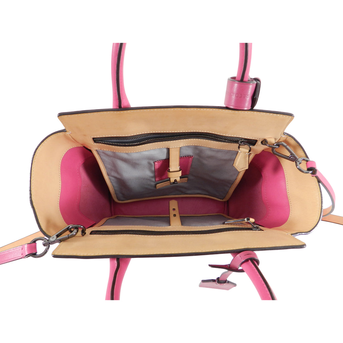 Reed Krakoff Hot Fuchsia Pink Mini Atlantique Crossbody Bag