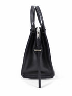 Rick Owens Black Leather Edith Satchel Tote Bag