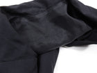 Rick Owens Black Zip Front Fitted Light Wool Jacket - 8