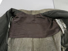 Rick Owens Taupe Distressed Leather Jacket