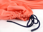 Roksanda Coral Silk Midi Dress with Balloon Sleeves - UK12 / USA 8