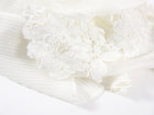 Sacai White Sheer Pleat Layered Lace Cami Top - M