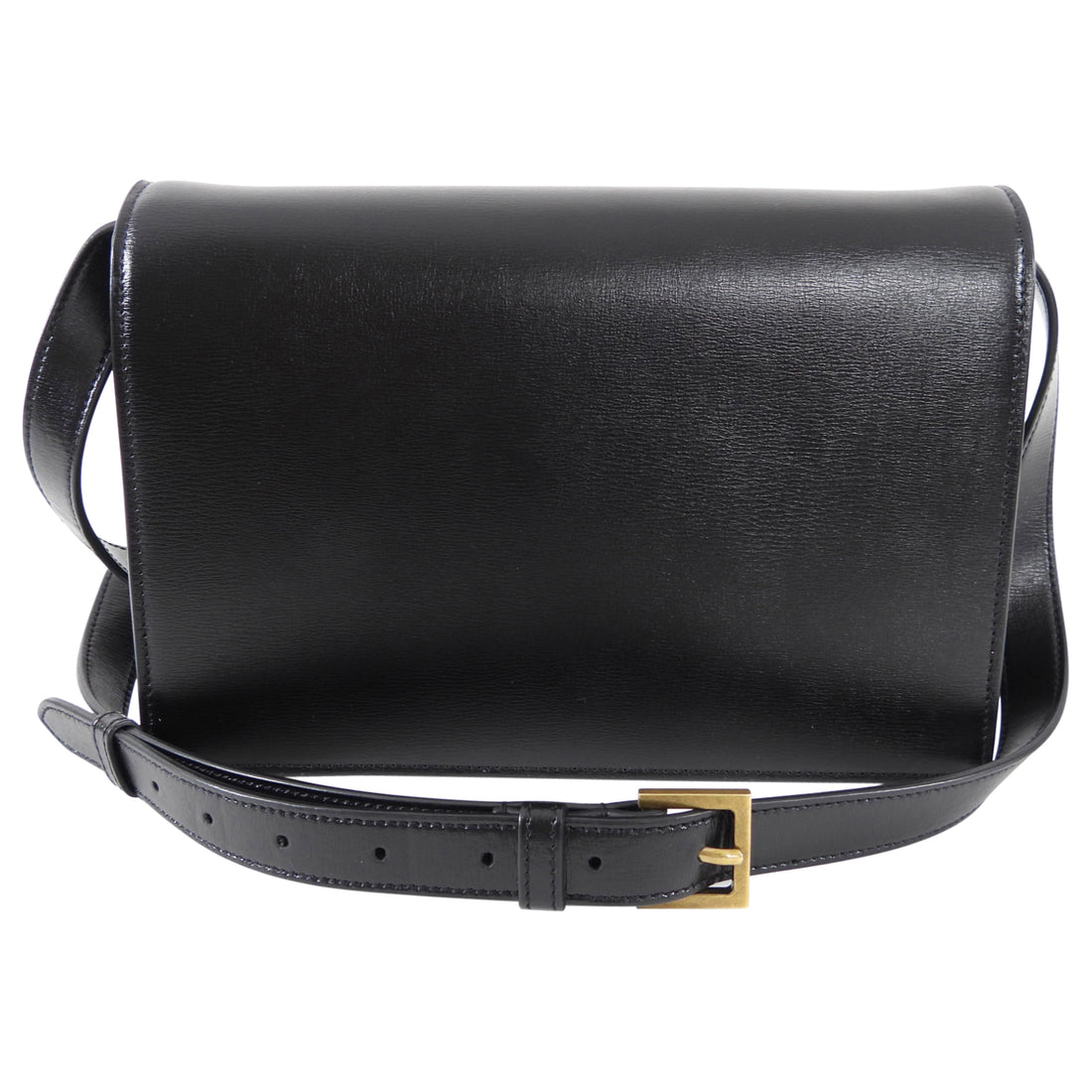 Bellechasse leather crossbody bag Saint Laurent Grey in Leather - 25639192