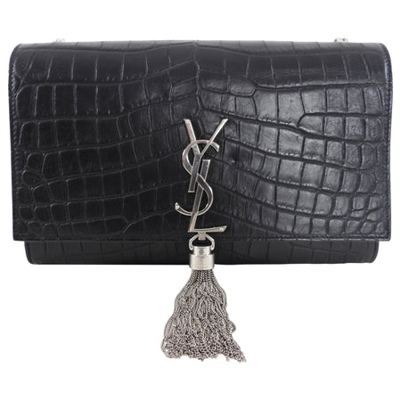 Saint Laurent Medium Embossed Kate Tassel Bag