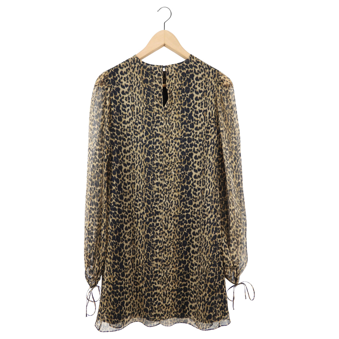 saint laurent leopard-print silk-chiffon maxi dress Saint Laurent - Leopard Silk Chiffon Caftan