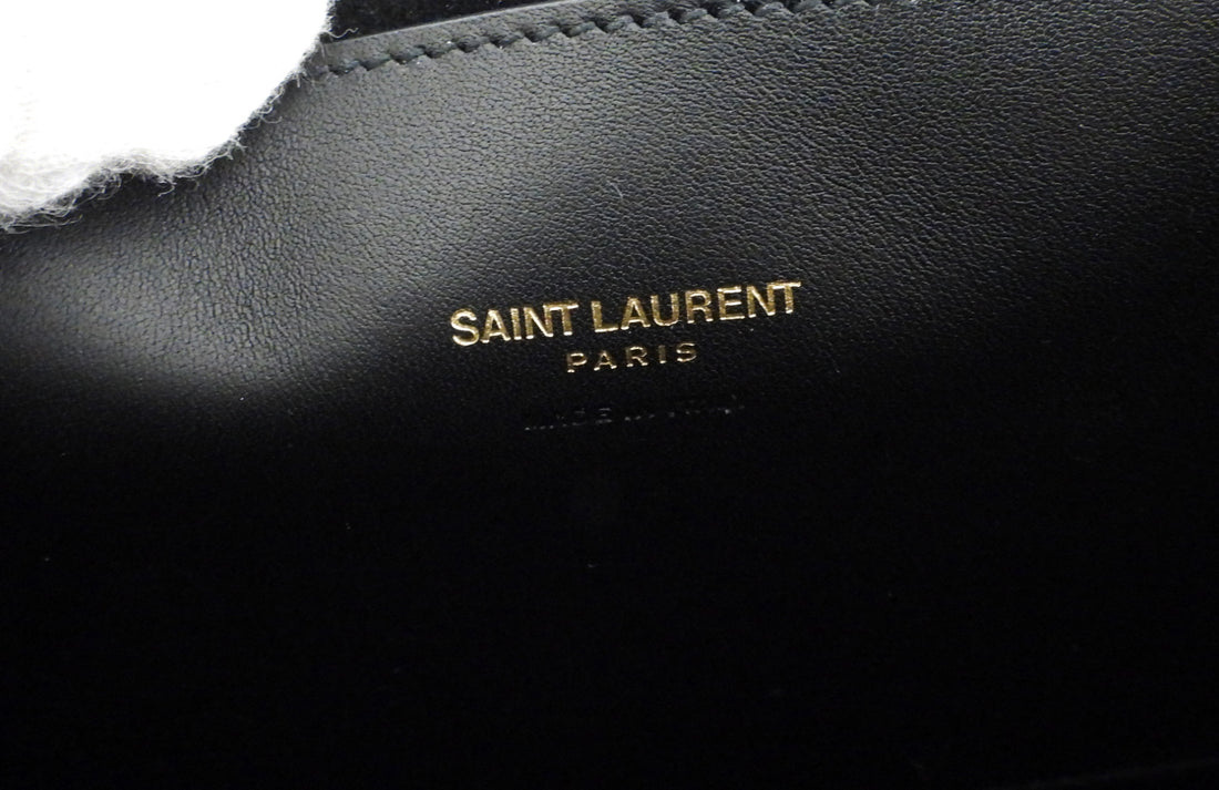 Saint Laurent Kaia Medium Raffia Satchel Bag