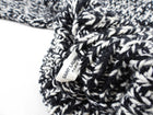 Saint Laurent Oversized Black White Knit Sweater - M