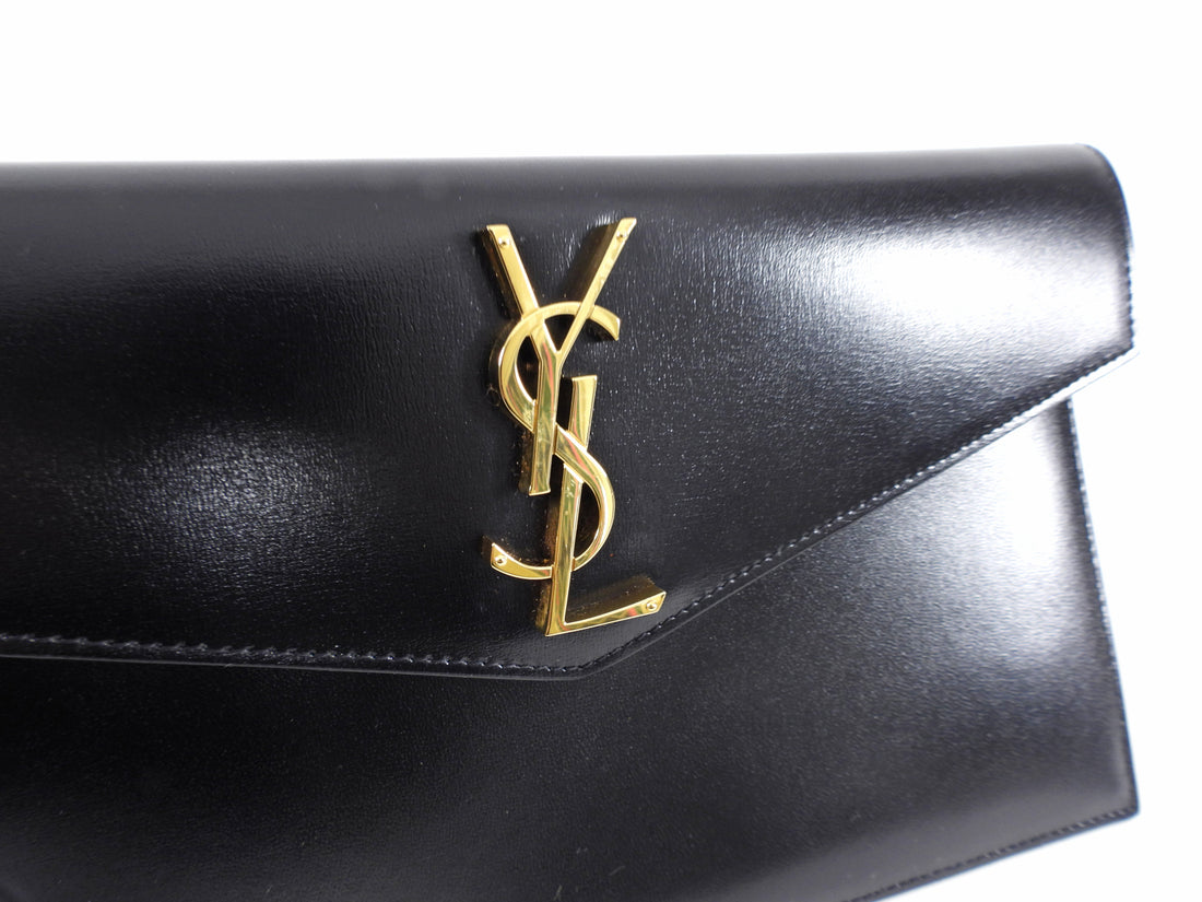 Saint Laurent Uptown Pouch Leather - ShopStyle Clutches