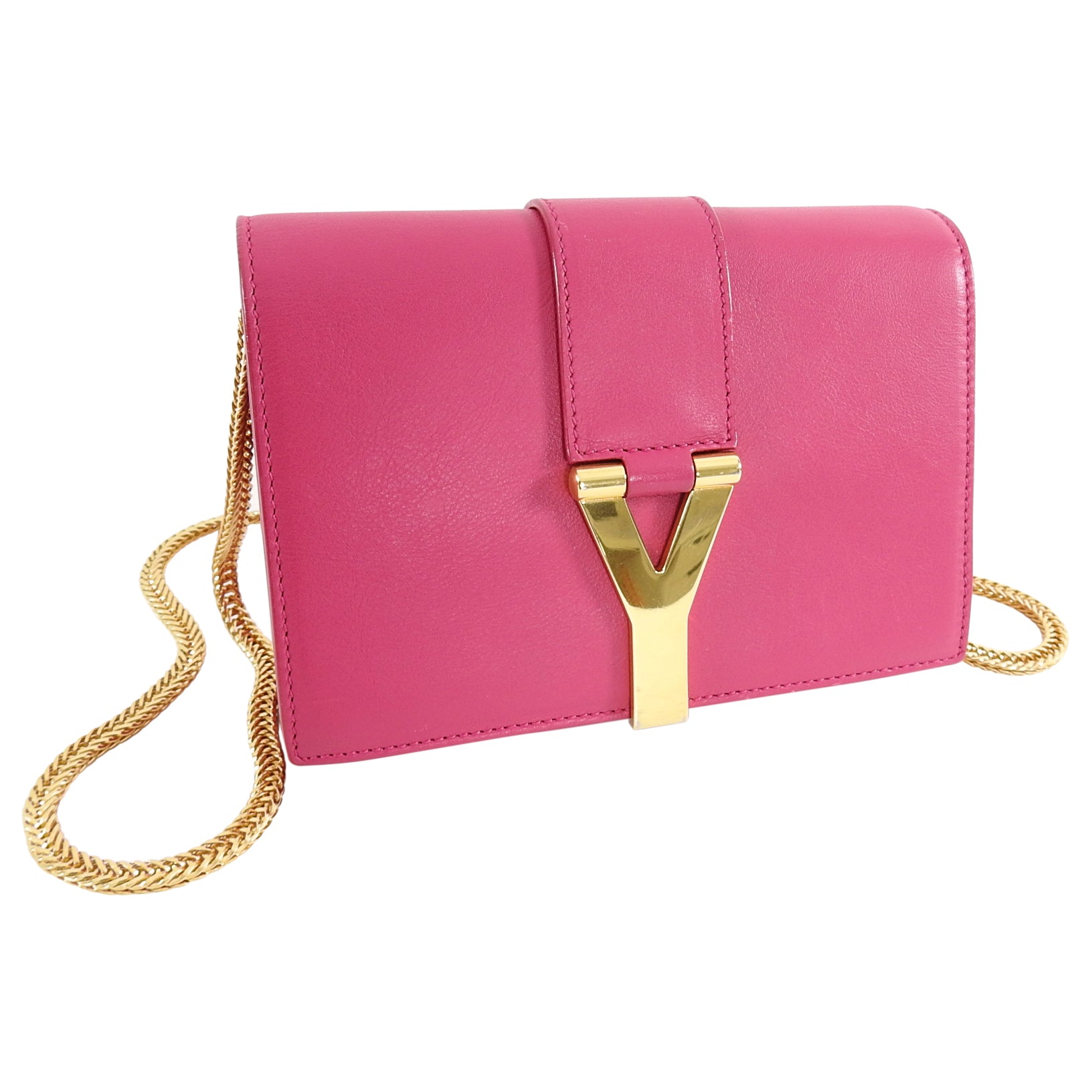 Yves Saint Laurent フリンジバッグ ピンク 2441030258.jpg?1732701388