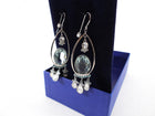 Swarovski Aqua Blue Crystal Drop Earrings