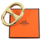 Hermes Gold Chaine D’Ancre Scarf Ring in Box