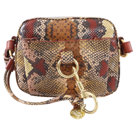 See By Chloe Tony Faux Python Grained Camera Bag