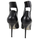 Sergio Rossi Black Cut Out Detail Ankle Boots - 41