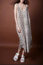 Smythe Long Snakeskin Print Gown Dress - XS (2/4)