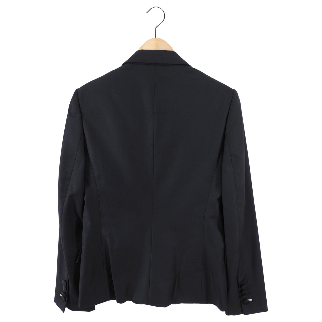 Stella McCartney Black Notched Collar Tuxedo Jacket - IT42 / USA 6
