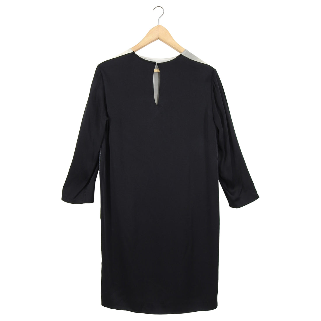 Stella McCartney Black Grey Silk Photoprint Dress - 6