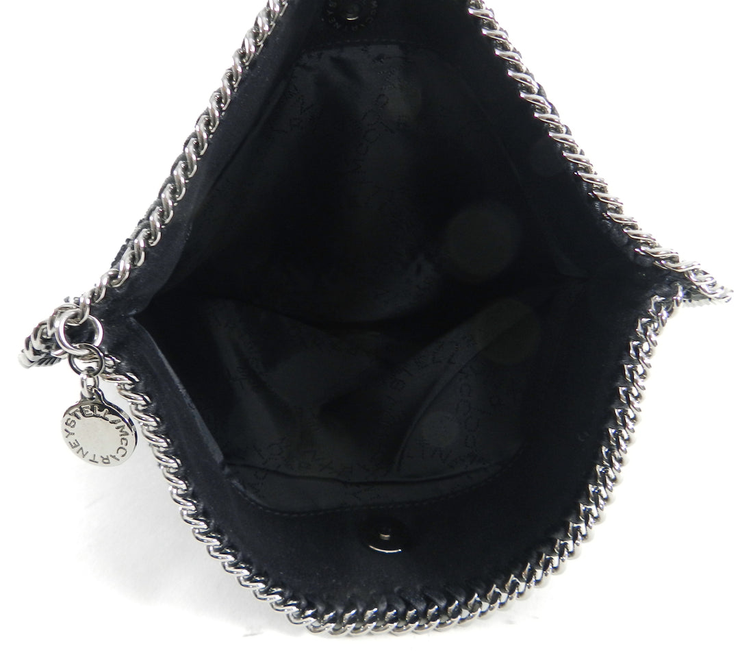 Stella McCartney Black Sequin Falabella Fold Over Clutch Bag – I MISS YOU  VINTAGE