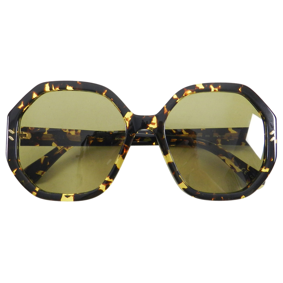 Stella McCartney Octagonal Tortoise Sunglasses SC0117