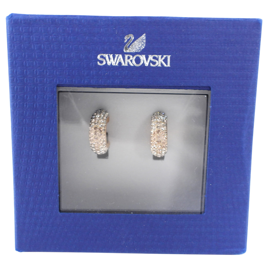 Swarovski Pink Crystal Strass Small Hoop Earrings
