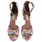 Tabitha Simmons Jerry Flower Print Ankle Strap Sandals - 40
