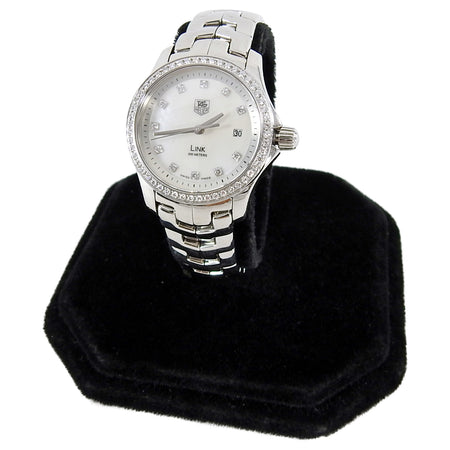 Tag Heuer Link Lady Diamond Bezel 27mm Stainless Watch