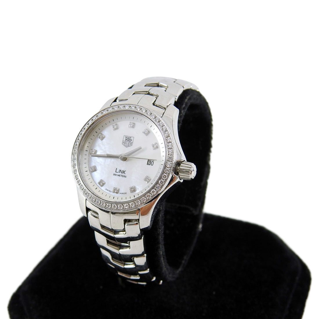 Tag Heuer Link Lady Diamond Bezel 27mm Stainless Watch
