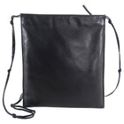 The Row Black Leather Medicine Bag with Braided Strap
