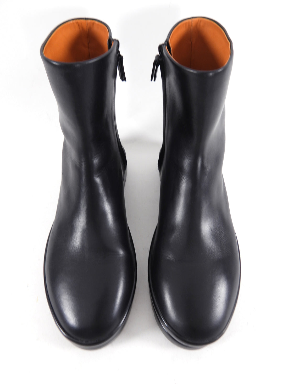 The Row Black Leather Billie Bootie - 41