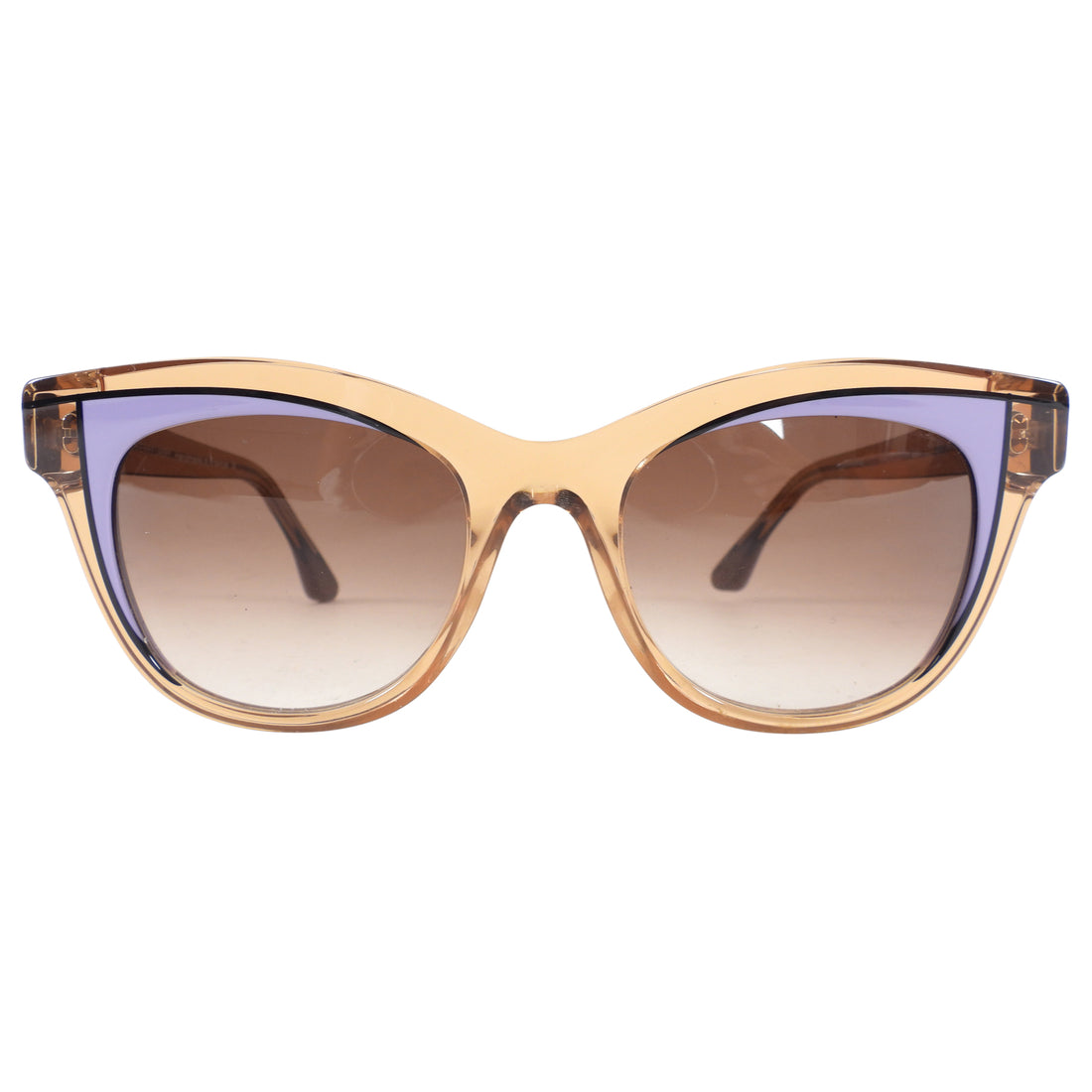 Thierry Lasry Brown and Purple Sunglasses